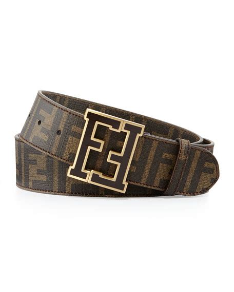 fendi brown zucca college belt|Fendi clothing for women.